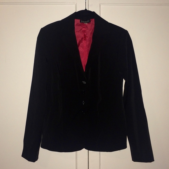 b.i.y.a.y.c.d.a. Jackets & Blazers - VINTAGE 1990's BLACK SUIT JACKET BLAZER SIZE 4